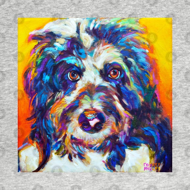 Max, the AussieDoodle by RobertPhelpsArt